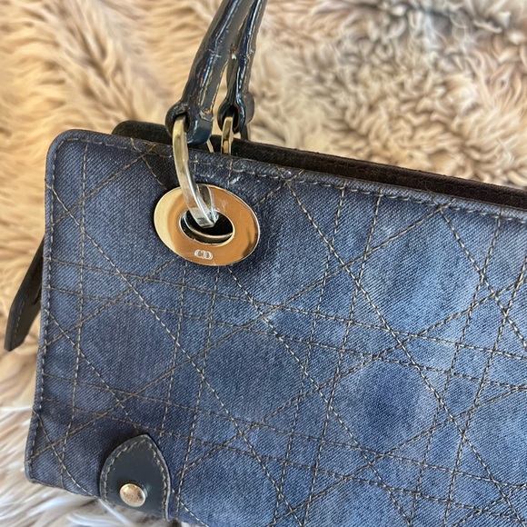 Christian Dior Vintage Cannage East West Lady Dior Bag - Picture 10 of 12